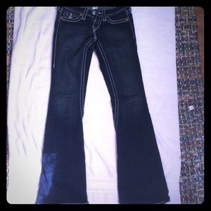 True Religion Dark Wash Bootcut Jeans